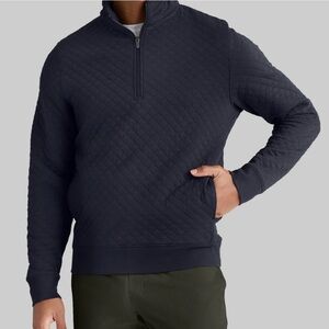 Tommy John Quilted Quarter-Zip Pullover